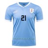 Camiseta de fútbol Uruguay E. CAVANI 21 Primera Equipación Mundial 2022 - Hombre